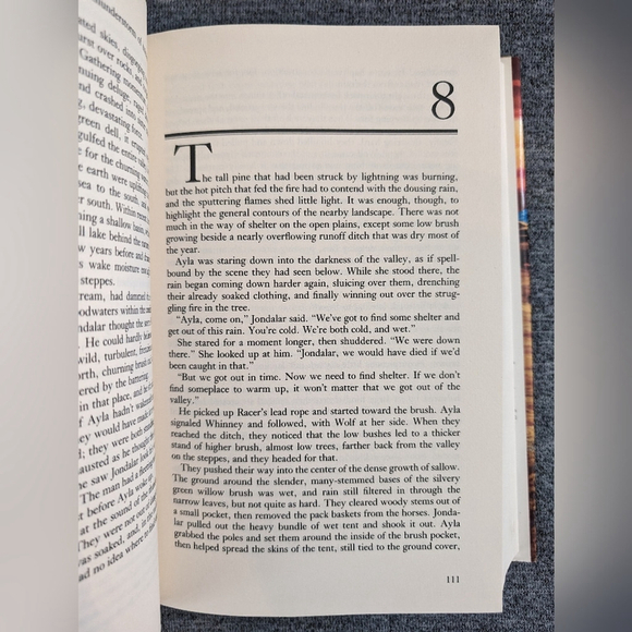 Jean M. Auel, "The Plains of Passage" 1990, Hardcover 1st Ed., Earth's Children - Picture 6 of 9